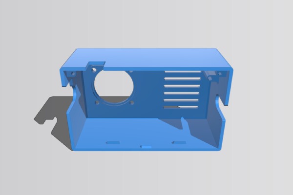 Velleman K8200 Printed Circuit Board Cover with Fan | 3d print model