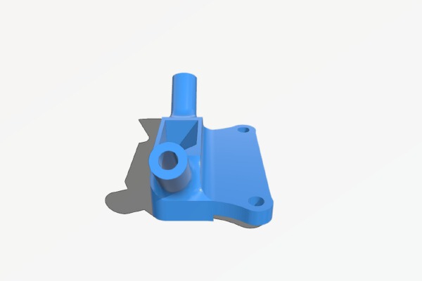 ZMR 250 Antenna Holder and XT-60 Mount | 3d print model