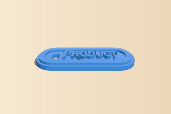 Product Keychain | 3d print model