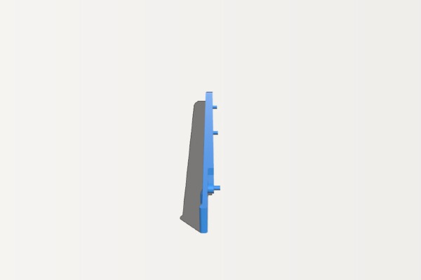 3.5" Hardrive Rail Mounting bracket | 3d print model