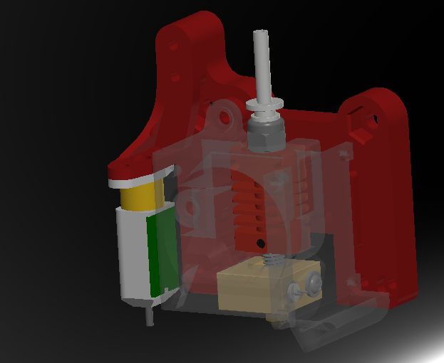 Anet E10 _ E12 Vslot X-Carriage on stock extrusion profile