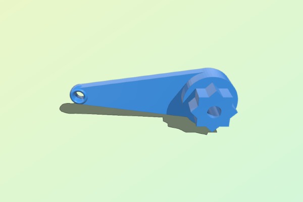 Clé pour nable _ winch key | 3d print model