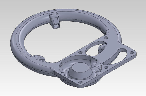  Wanhao Duplicator 6 Offset Fan Direct Cooling Duct (Prototype) | 3d print model