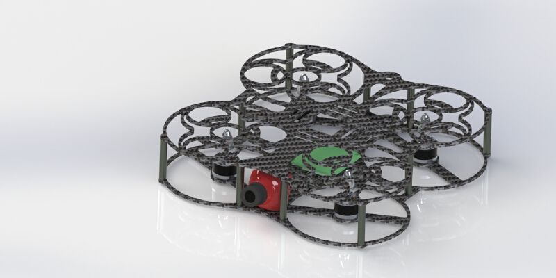 Fallout micro drone quadcopter (indoor_outdoor) | 3d print model