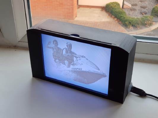 Lithophane Lightbox Frame (Easily Swap Photos) | 3d print model