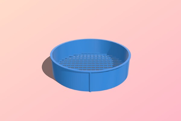 Round Soffit Vent | 3d print model