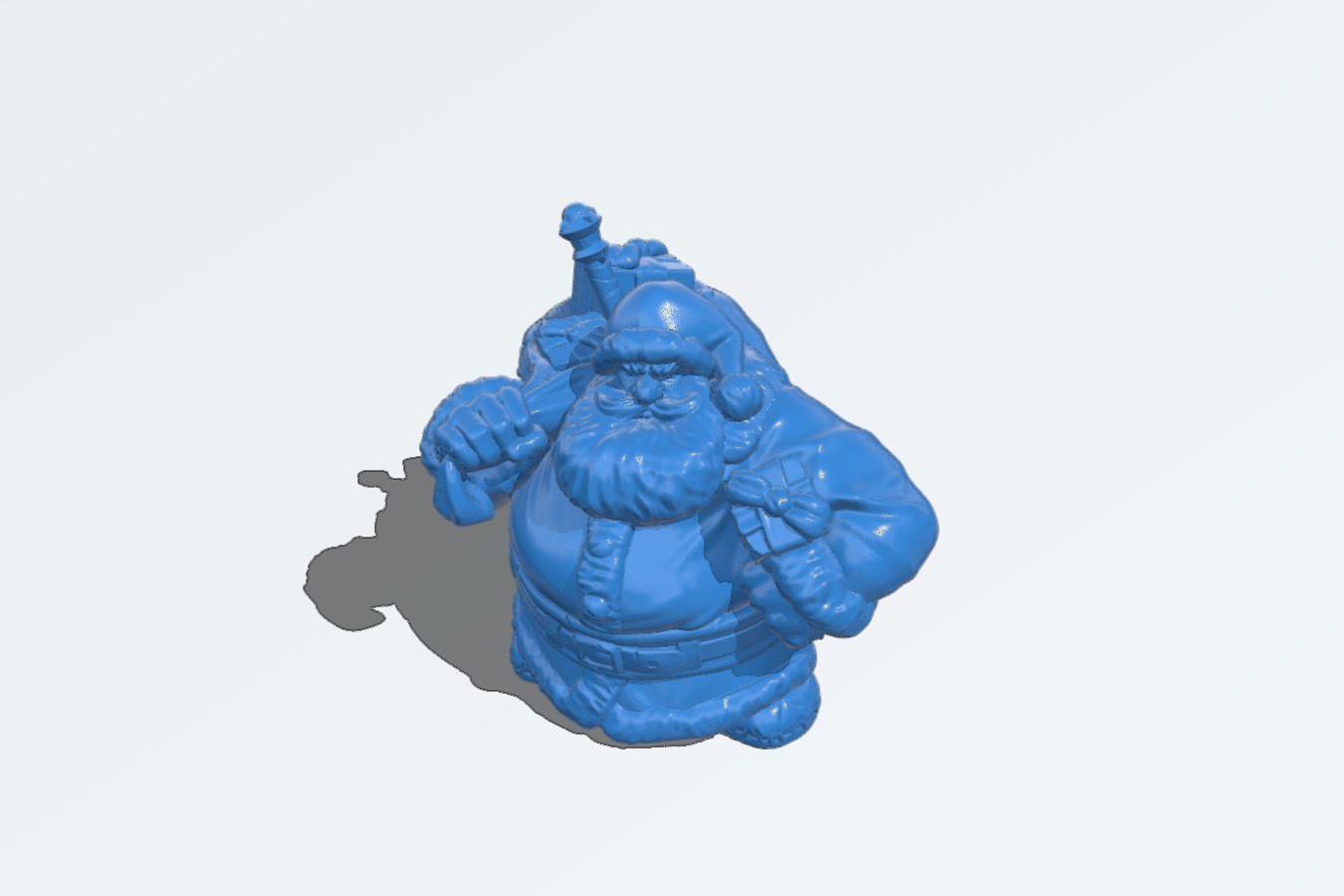 Dwarven Santa Miniature