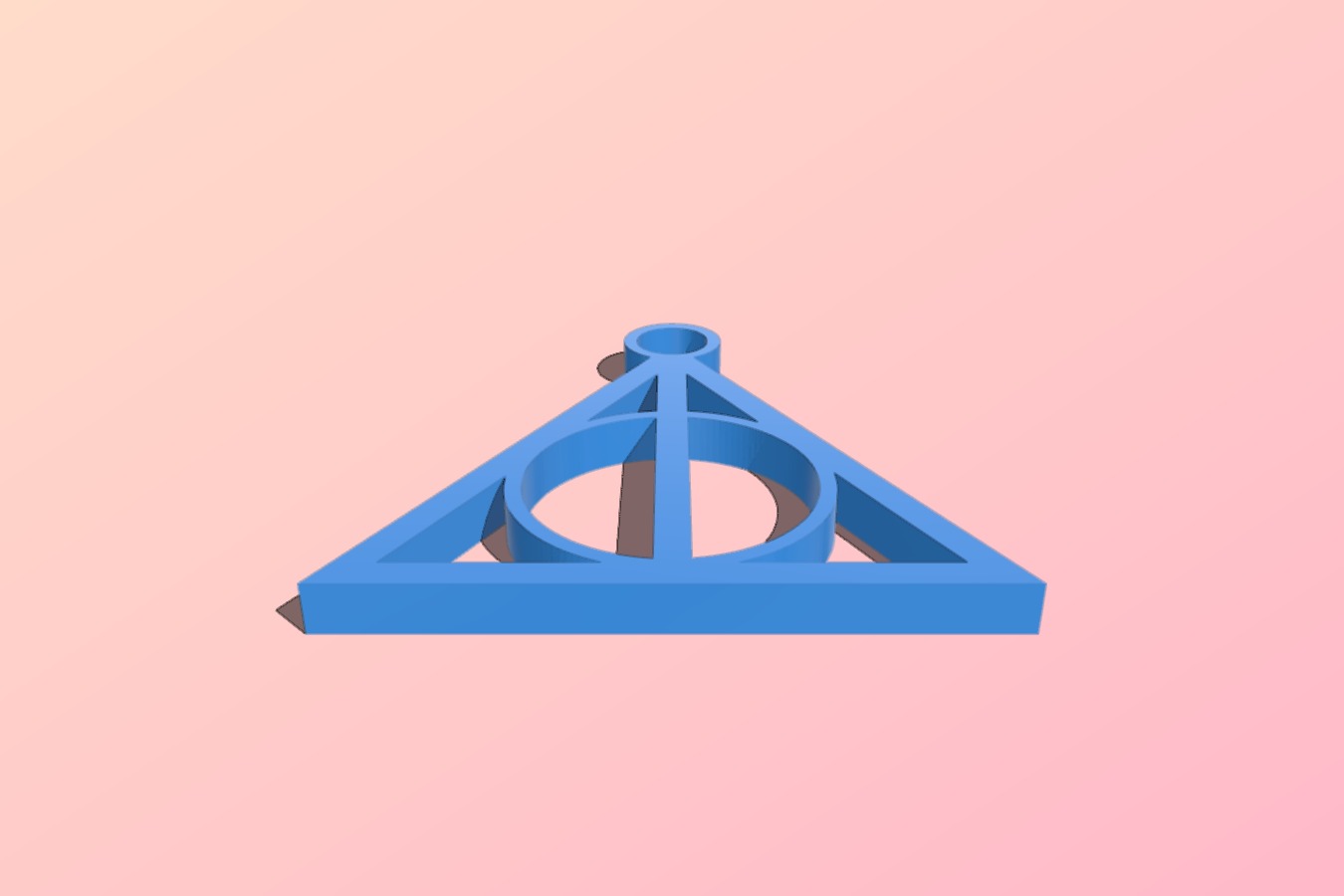 Deathly Hallows Keychain ( necklace )