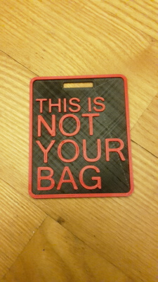Luggage tags and markings | 3d print model