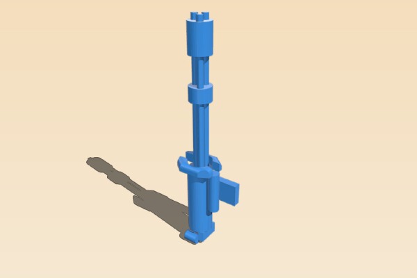 RVB chain gunner  turret | 3d print model