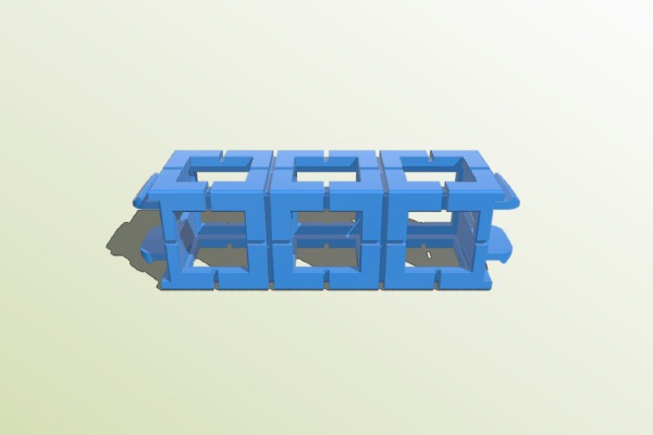 Rokenbok Half Beam | 3d print model