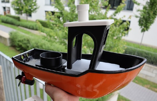 RC Benchy Tugboat with drone Motors | 3d print model