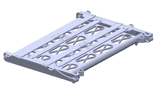 Ultra low profile tablet holder | 3d print model