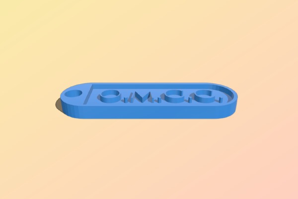 O.M.C.C. Keychain | 3d print model