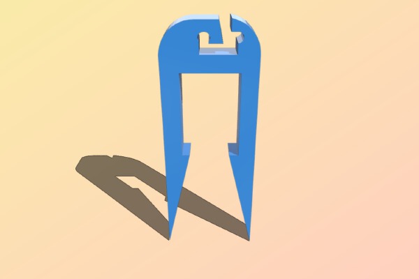 Ultrastrong TENT PEG with less risk of injury (rounded head) | 3d print model
