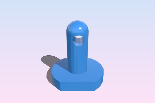 Chastity Cage Lockpin | 3d print model