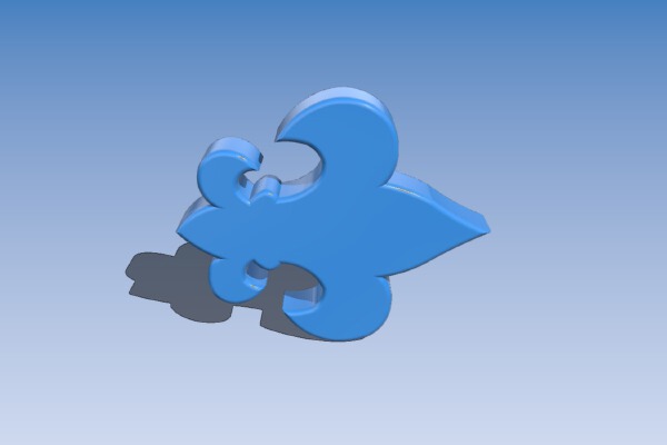 Fleur De Lis | 3d print model
