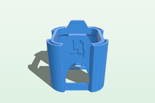 Armattan Chameleon Gopro Mount Achilles Theme (NO SUPPORTS!) | 3d print model