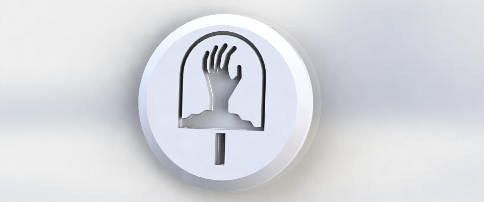 28mm Numbered Zombie Token | 3d print model
