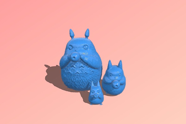 Totoro Family | 3d print model