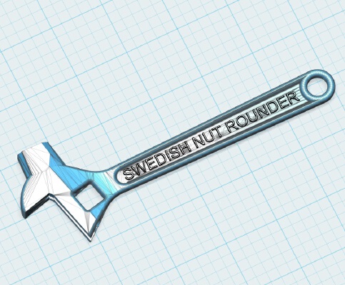 Left Handed Swedish Nut Rounder handle inspired by AvE | 3d print model