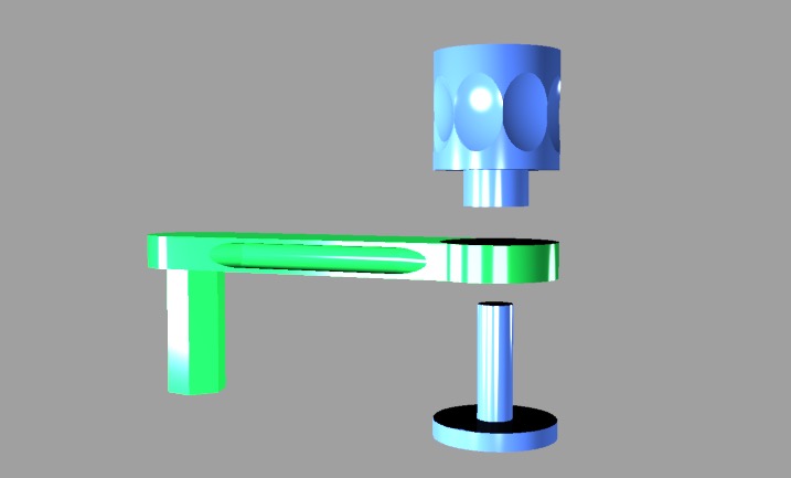 add the outer ring and the crank to turn "Peristaltic Pump"