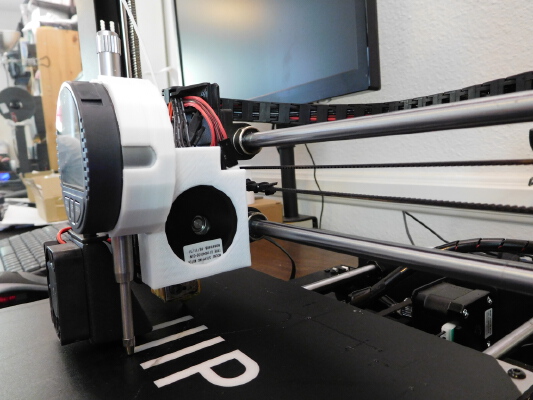 Dial Gauge Mount extruder motor MP Maker Select v2 | 3d print model