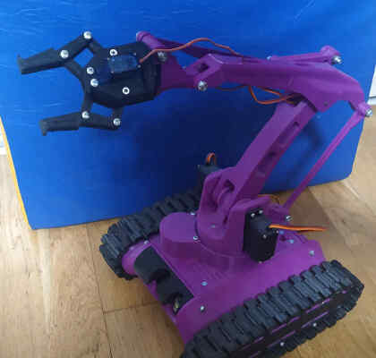 Parallel Gripper with rotation for EEZYbotARM MK2 | 3d print model