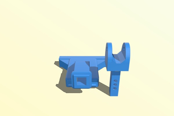 SCX10 Jeep JK receiver | 3d print model