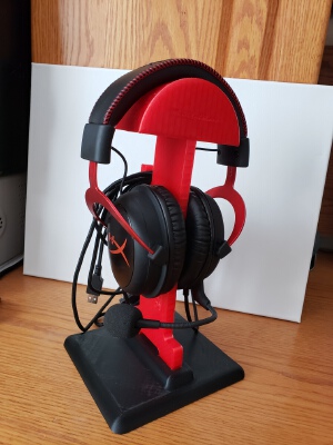 Headphone Stand (designed around HyperX Cloud II) | 3d print model