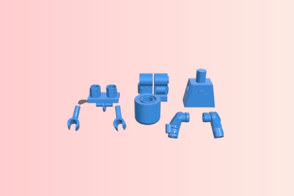 Lego Iron Man Mark 1 | 3d print model