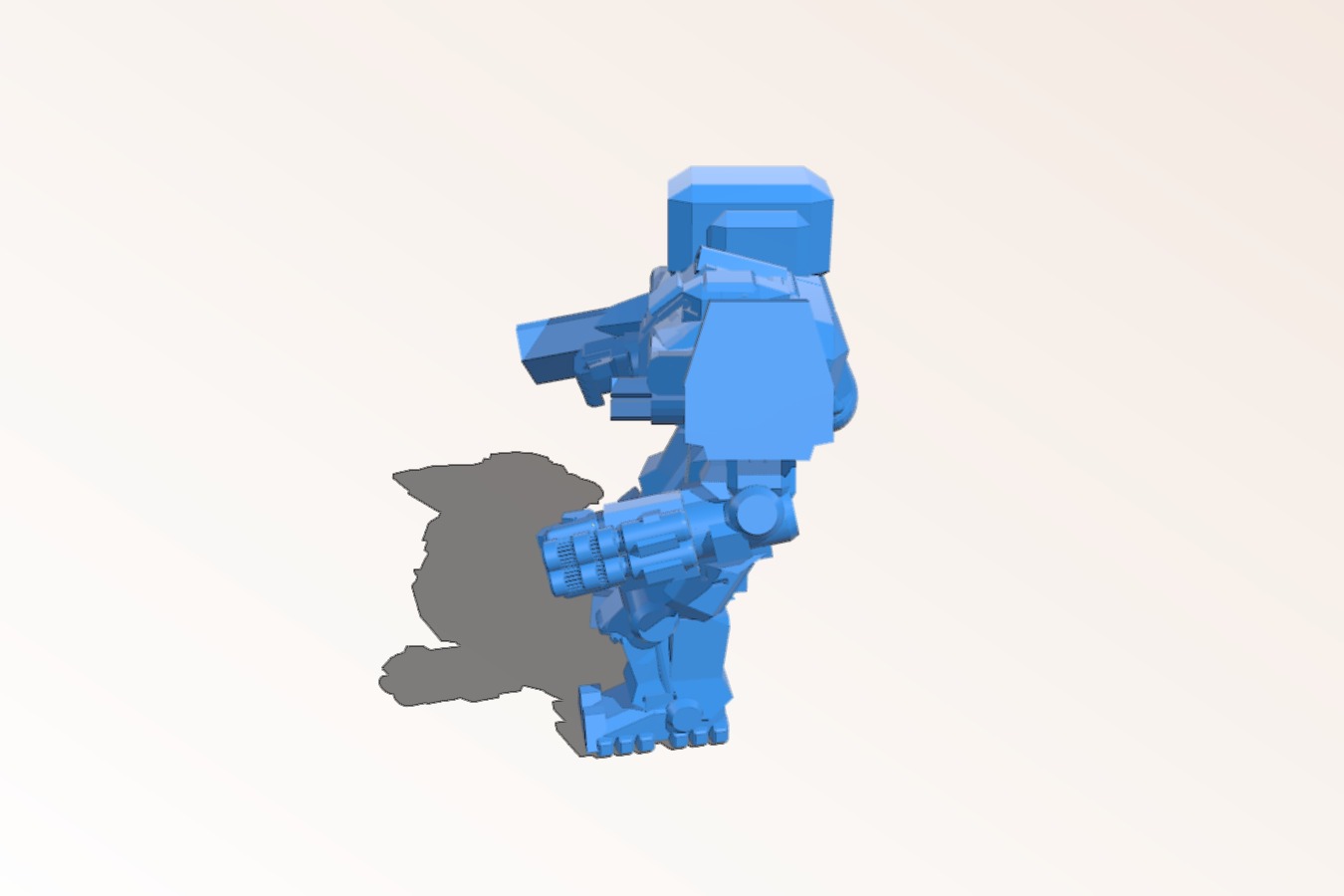 Robots fight in the game