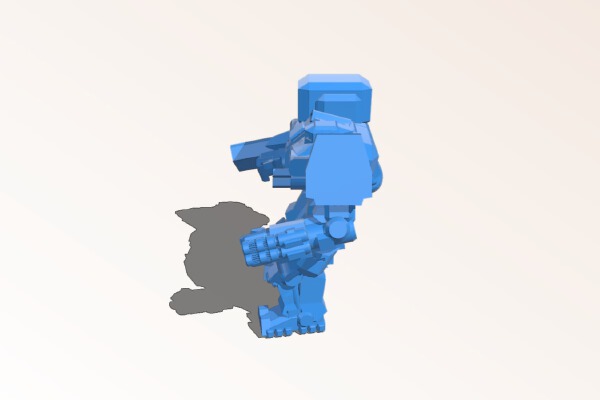 Robots fight in the game | 3d print model