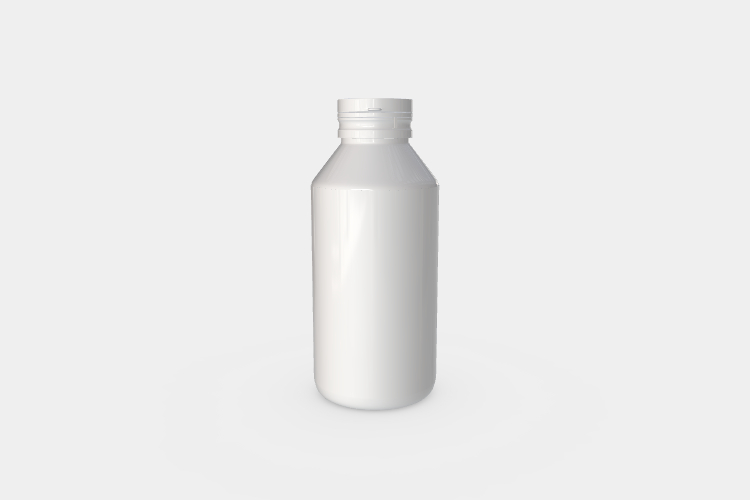 White Pill Jar Mockup