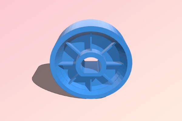 Jang Seeder Wheel - Blank | 3d print model