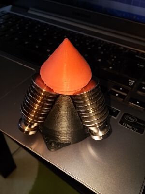 Diamond Hotend Verhüterli | 3d print model
