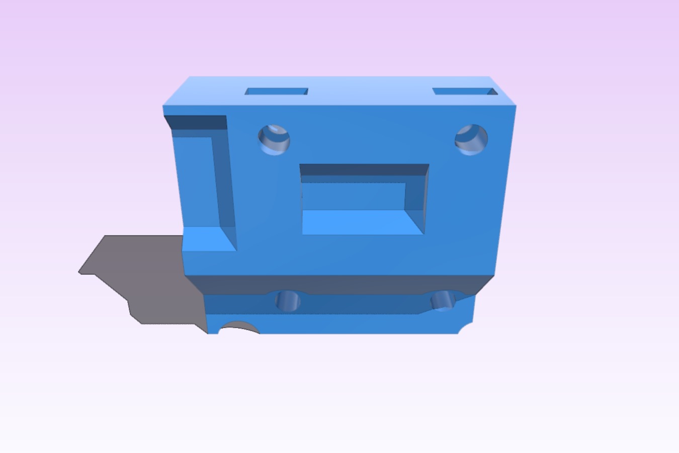QU-BD One Up _ Two Up X-axis Endstop Mount Spacer