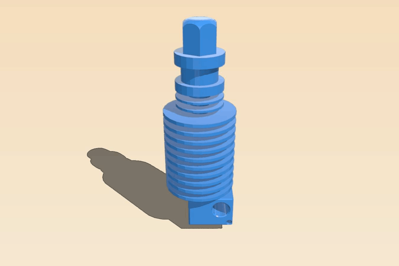 E3DV5 Extruder  (ipt, dwg) !Only model!