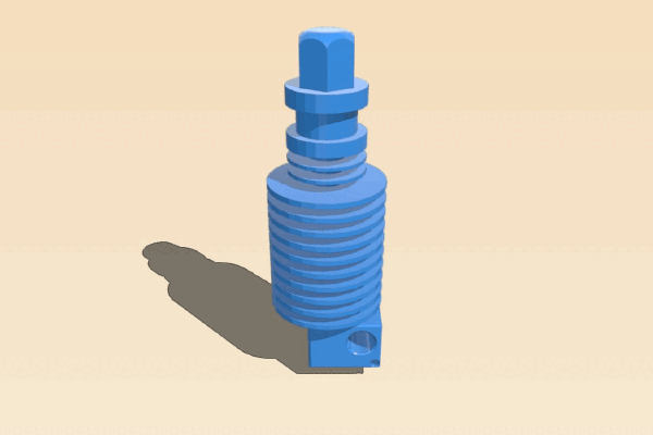 E3DV5 Extruder  (ipt, dwg) !Only model! | 3d print model