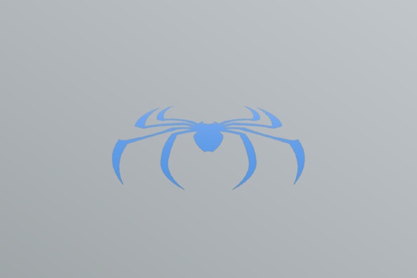 Spiderman logo for a costume | 3d print model