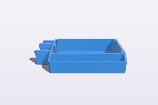 TPU Q X7 Taranis Tray 18650 | 3d print model
