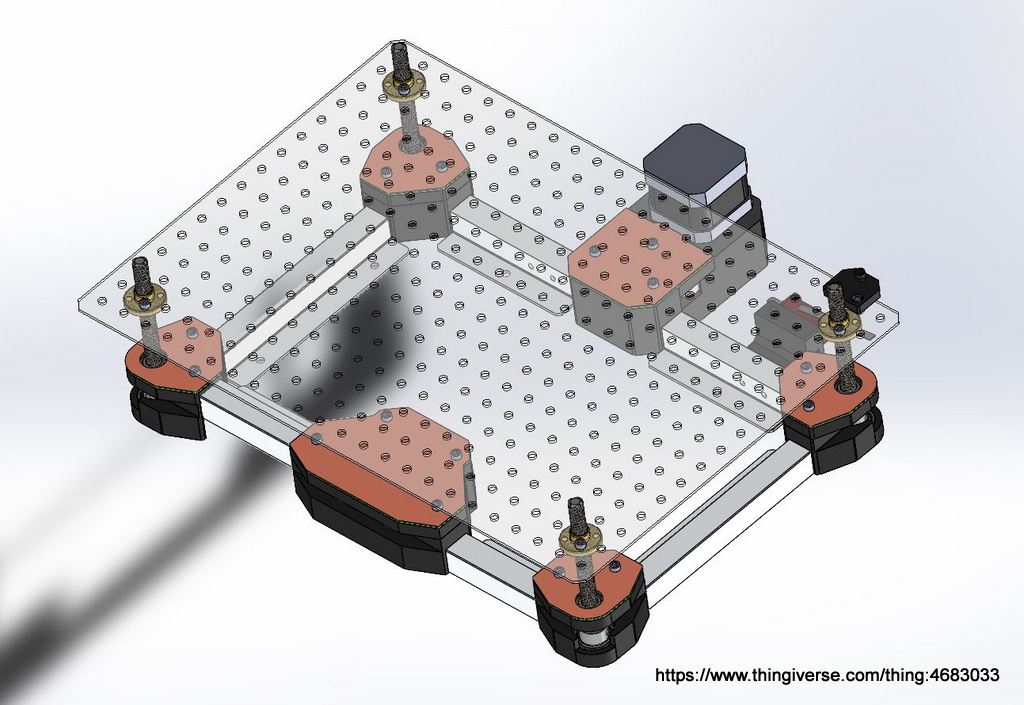 K40 - Motorized laser bed