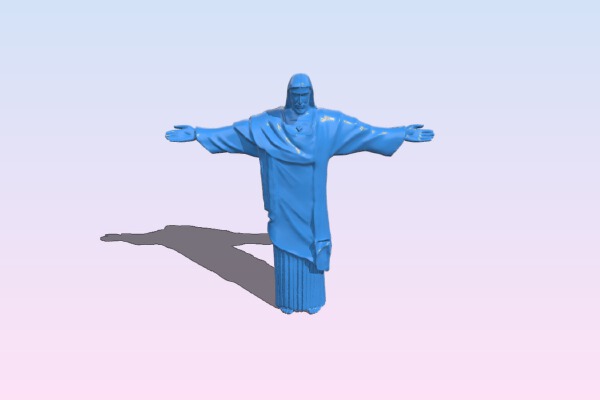 Christ the Redeemer in Rio de Janeiro, Brazil | 3d print model