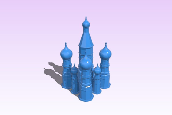 Saint Basil's Cathedral | 3d print model