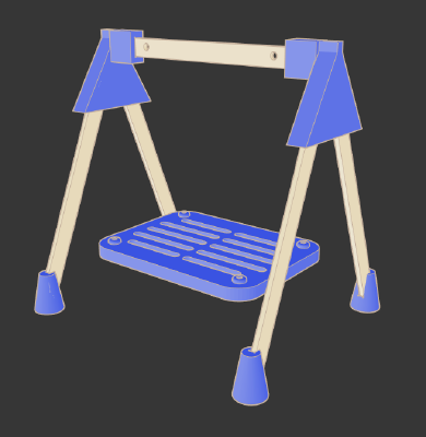 Popsicle Stick Fun - Swing - Hamster Toy | 3d print model