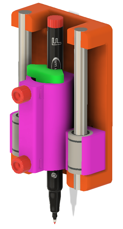 Pen Mount for 3D Printers ( Incl. Prusa i3 MK2 )