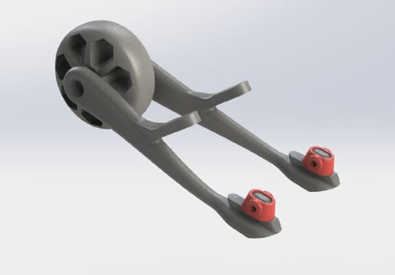 HPI Savage Wheelie Bar | 3d print model
