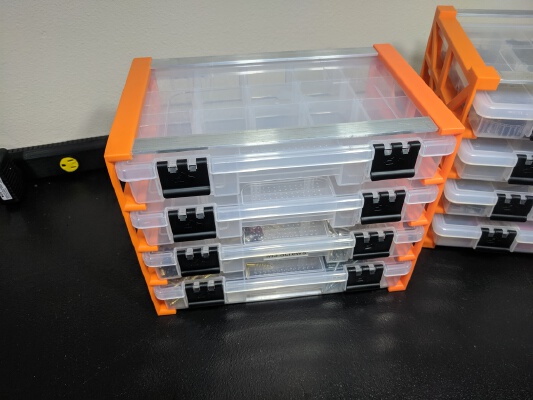 Husky 11 in. Small Parts Bin Organizer Holder (Home Depot) | 3d print model