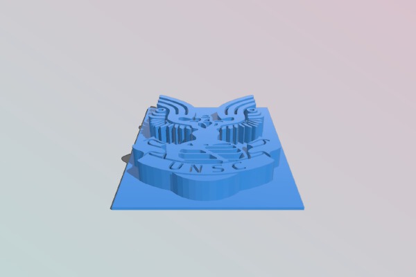 Halo UNSC Logo | 3d print model