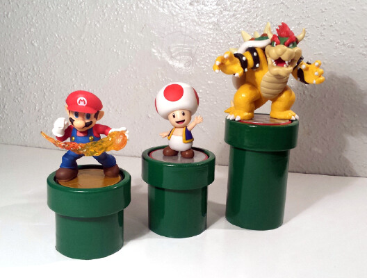 amiibo Warp Pipe Riser | 3d print model